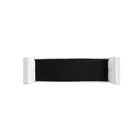Manhattan Comfort Concord Modern Glam Chenille Accent Bench in Ivory