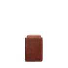 Manhattan Comfort Concord Modern Glam Chenille Accent Bench in Terracotta