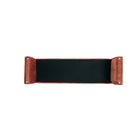 Manhattan Comfort Concord Modern Glam Chenille Accent Bench in Terracotta