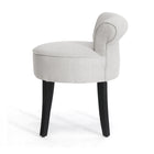 Baxton Studio Millani Beige Linen Modern Lounge Stool