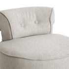 Baxton Studio Millani Beige Linen Modern Lounge Stool