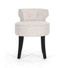 Baxton Studio Millani Beige Linen Modern Lounge Stool