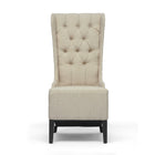 Baxton Studio Vincent Beige Linen Modern Accent Chair