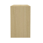 Manhattan Comfort Linda Modern 2-Piece Dresser and Nightstand in Natural Oak