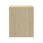 Manhattan Comfort Linda Modern 2-Piece Dresser and Nightstand in Natural Oak