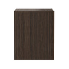 Manhattan Comfort Linda Modern 2-Piece Dresser and Nightstand in Walnut Brown