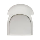 Manhattan Comfort Blair Modern Wood Upholstered Barstool in White