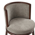 Manhattan Comfort Evalyn Modern Wood Upholstered Barstool in Dove