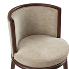 Manhattan Comfort Evalyn Modern Wood Upholstered Barstool in Natural
