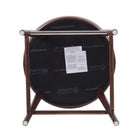 Manhattan Comfort Evalyn Modern Wood Upholstered Barstool in Taupe