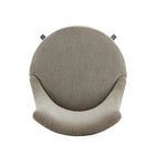 Manhattan Comfort Lucia Modern Chenille Wood Upholstered Barstool in Taupe