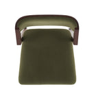 Manhattan Comfort Patricia Modern Wood Upholstered Barstool in Turtle Green