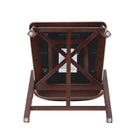 Manhattan Comfort Patricia Modern Wood Upholstered Barstool in Linen