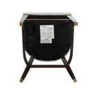 Manhattan Comfort Beever Modern Chenille Wood Upholstered Barstool in Taupe