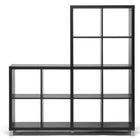 Baxton Studio Sunna Dark Brown Modern Cube Shelving Unit