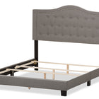 Baxton Studio Emerson Modern and Contemporary Light Grey Fabric Upholstered Full Size Bed