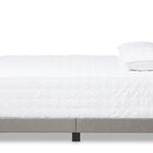 Baxton Studio Willis Modern and Contemporary Light Grey Fabric Upholstered Full Size Bed