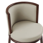 Manhattan Comfort Evalyn Modern Wood Upholstered Counter Stool in Stone