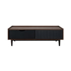 Manhattan Comfort Duane Mid-Century Modern 47" Coffee Table in Black