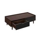 Manhattan Comfort Duane Mid-Century Modern 47" Coffee Table in Black