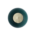 Manhattan Comfort Anderson Modern Sintered Stone Top Upholstered Coffee Table in Green