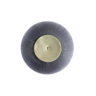 Manhattan Comfort Anderson Modern Sintered Stone Top Upholstered Coffee Table in Gray