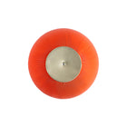 Manhattan Comfort Anderson Modern Sintered Stone Top Upholstered Coffee Table in Orange