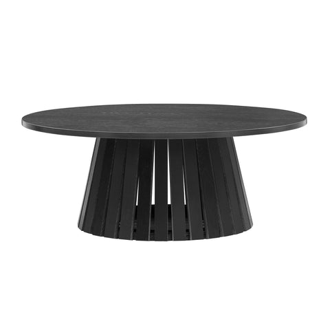 Manhattan Comfort Layla Scandinavian Modern Coffee Table in Black