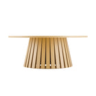 Manhattan Comfort Layla Scandinavian Modern Coffee Table in Light Oak