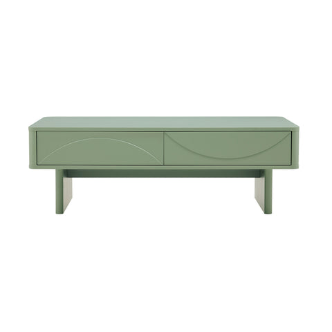 Manhattan Comfort Ella Modern 47" Coffee Table in Sage Green