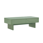 Manhattan Comfort Ella Modern 47" Coffee Table in Sage Green
