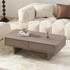 Manhattan Comfort Ella Modern 47" Coffee Table in Mocha