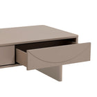Manhattan Comfort Ella Modern 47" Coffee Table in Mocha