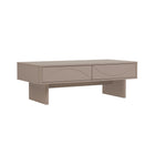 Manhattan Comfort Ella Modern 47" Coffee Table in Mocha