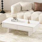 Manhattan Comfort Ella Modern 47" Coffee Table in White