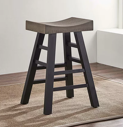 American Heritage Billiards Cheyenne Stool in Ocean Bar Height