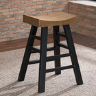 American Heritage Billiards Cheyenne Stool in Reclaimed Wood Bar Height