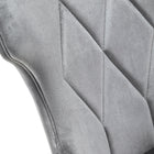 Manhattan Comfort Reine Traditional Wood Upholstered Dining Chair in Gray - Set of 2 - DC007-GY