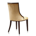 Manhattan Comfort Fifth Avenue Traditional Wood Upholstered Dining Chair in Antique Gold - Set of 2
