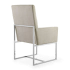 Manhattan Comfort Element Modern Velvet Metal Dining Chair in Champagne - DC029-OM