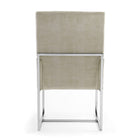 Manhattan Comfort Element Modern Velvet Metal Dining Chair in Champagne - DC029-OM