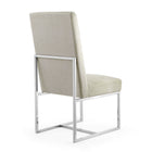 Manhattan Comfort Element Modern Velvet Metal Dining Chair in Champagne - DC030-OM
