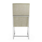 Manhattan Comfort Element Modern Velvet Metal Dining Chair in Champagne - DC030-OM