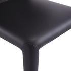 Manhattan Comfort Conrad Mid-Century Modern Upholstered Dining Chair in Black - Set of 2 - DC031-BK