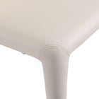 Manhattan Comfort Conrad Mid-Century Modern Upholstered Dining Chair in Cream - Set of 2