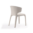 Manhattan Comfort Conrad Mid-Century Modern Upholstered Dining Chair in Cream - Set of 2