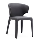 Manhattan Comfort Conrad Mid-Century Modern Upholstered Dining Chair in Gray - Set of 2 - DC031-GY