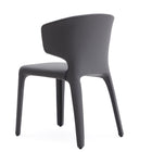 Manhattan Comfort Conrad Mid-Century Modern Upholstered Dining Chair in Gray - Set of 2 - DC031-GY