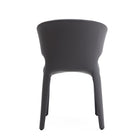 Manhattan Comfort Conrad Mid-Century Modern Upholstered Dining Chair in Gray - Set of 2 - DC031-GY
