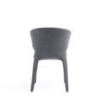 Manhattan Comfort Conrad Mid-Century Modern Upholstered Dining Chair in Gray - Set of 2 - DC031-WGY